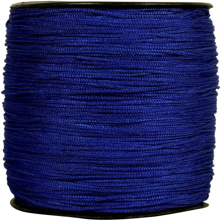 1 MM Thickness Nylon Macrame Thread Cord for Jewellery Making, Handbag, Purse and Many Other DIY Crafts (Length : 400 MTR, Colour : Royal Blue)