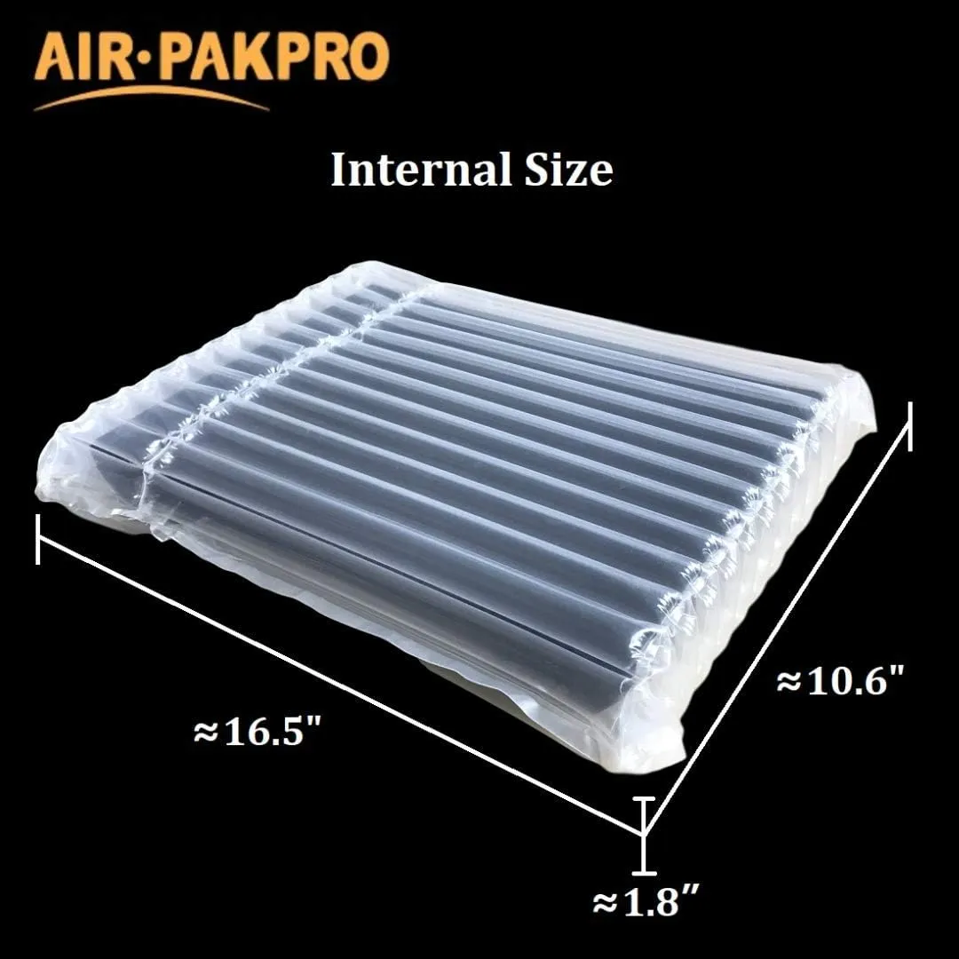 100 Pack Inflatable Laptop Protective Bags with Manual Pump. Fit for 17 Inch Notebooks, 360-Degree Drop Protection. Alternative to Laptop Shipping Box Ideal for Global Shipping and Travel