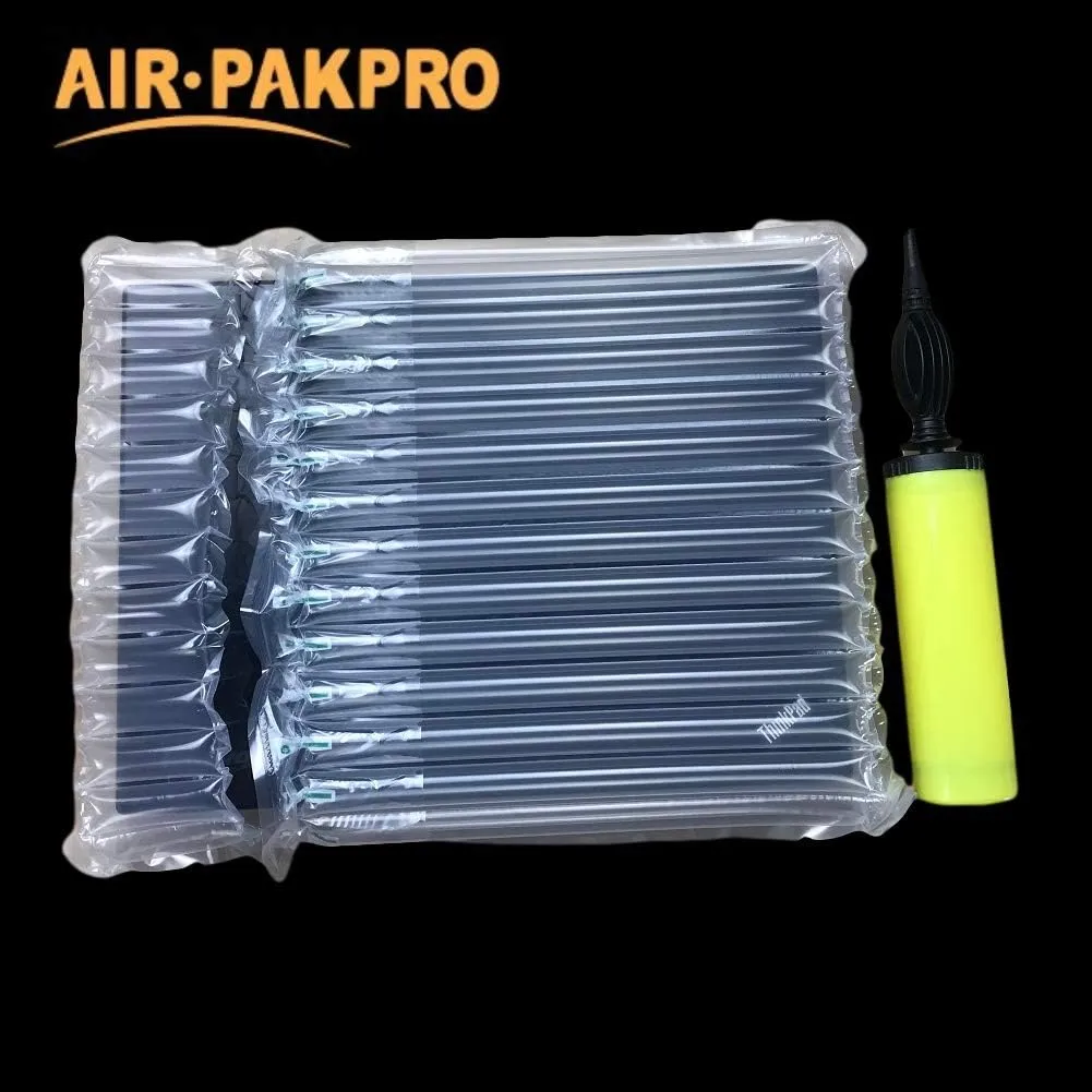 100 Pack Inflatable Laptop Protective Bags with Manual Pump. Fit for 17 Inch Notebooks, 360-Degree Drop Protection. Alternative to Laptop Shipping Box Ideal for Global Shipping and Travel