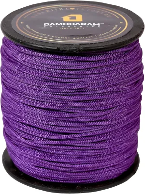 2mm Nylon Macrame Thread Cord/Dori for Art Craft & DIY Projects (100 MTR, Jambli Violet)