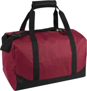 30 Liter, 17 Inch Canvas Duffle Bags for Men and Women – Travel Weekender Overnight Carry-On Shoulder Duffel Tote Bags (Red)