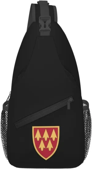 32nd Army Air And Missile Defense Command Crossbody Bags For Women Men Chest Backpack Gym Shoulder Bag Travel Outdoor Sports Casual Crossbody Bags