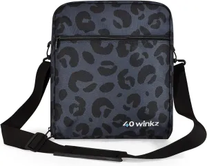 40Winkz USA CPAP Travel Bag, CPAP carry bag for various CPAP’s compatible with, Airsense 10, Airsense 11, Dreamstation & more. Attaches to luggage & travel compliant (Leopard Print)