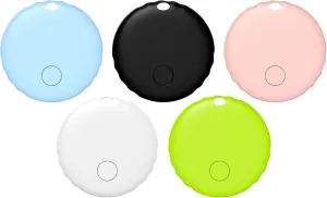 Air Tags, Smart Tag Works with Find My App (iOS Only), Keys Finder and Item Locator for Luggage, Backpack, Suitcases and More, Replaceable Battery, IP67 Waterproof Tracking Tags-5 Pack