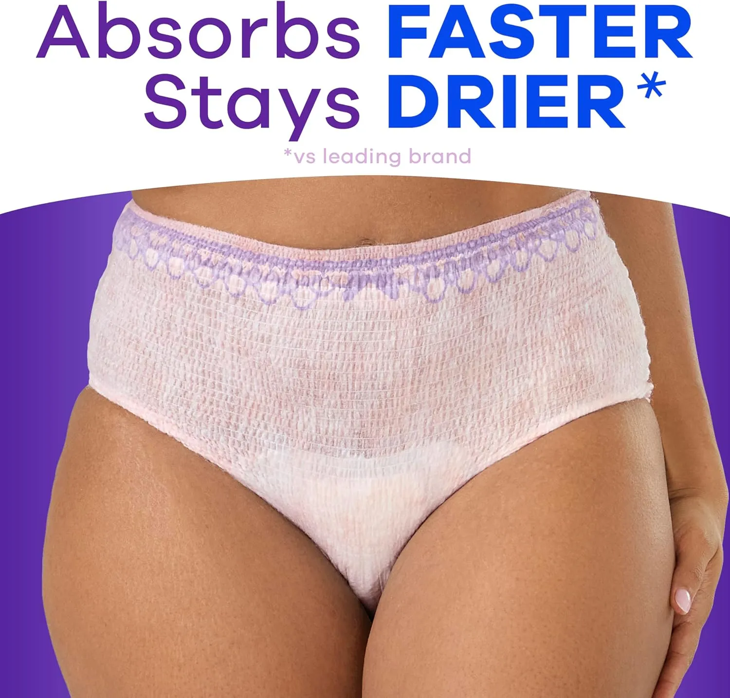 Always Discreet Adult Incontinence Underwear for Women and Postpartum Underwear, S/M, Up to 100% Bladder Leak Protection, 84 Count (Packaging May Vary)