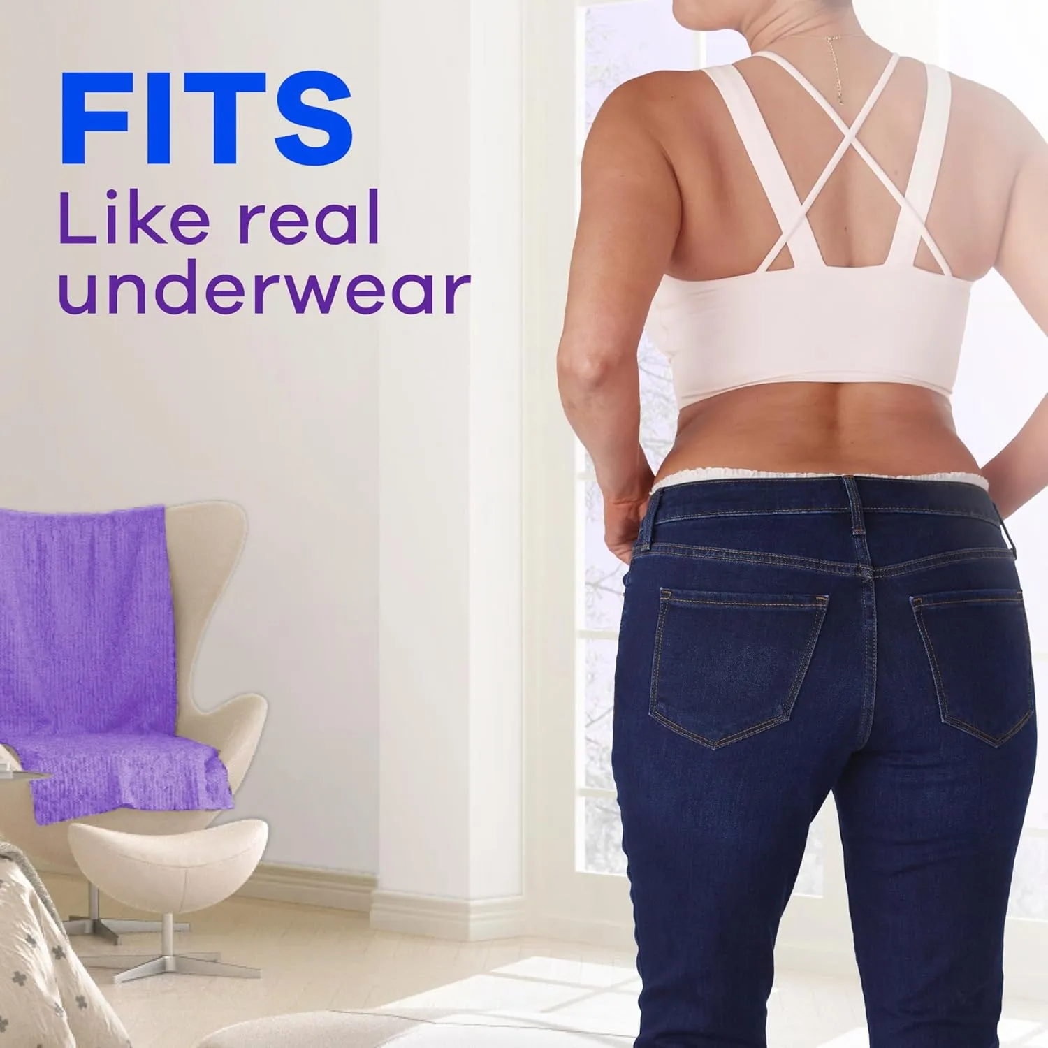 Always Discreet Adult Incontinence Underwear for Women and Postpartum Underwear, XL, Up to 100% Bladder Leak Protection, 64 Count (Packaging May Vary)