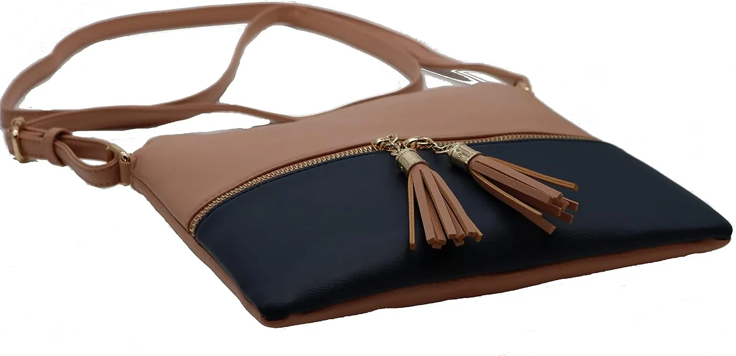 Amaze Medium Crossbody Bag for Women | Shoulder Handbags for Women with Multiple Compartments | PU Leather