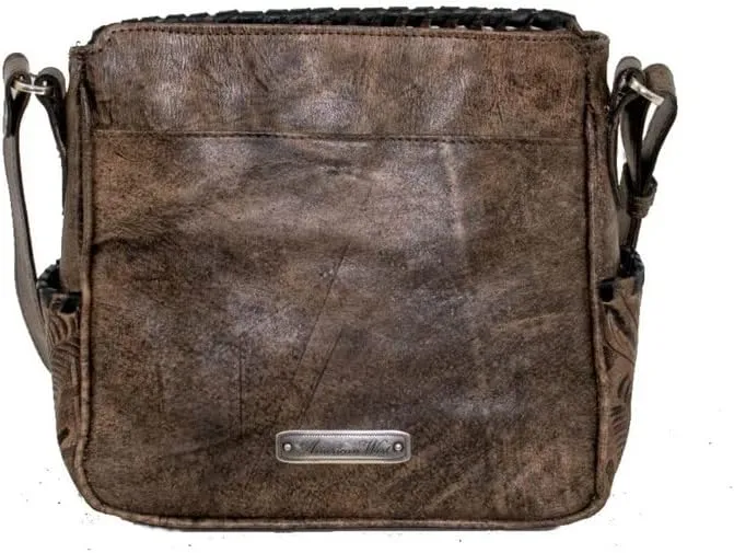 American West Leather Gypsy Patch All Access Crossbody Bag