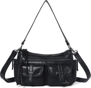 Angel Kiss Hobo Purses for Women Crossbody Shoulder Bag Ladies Multi Pocket Handbags with Adjustable Shoulder Strap