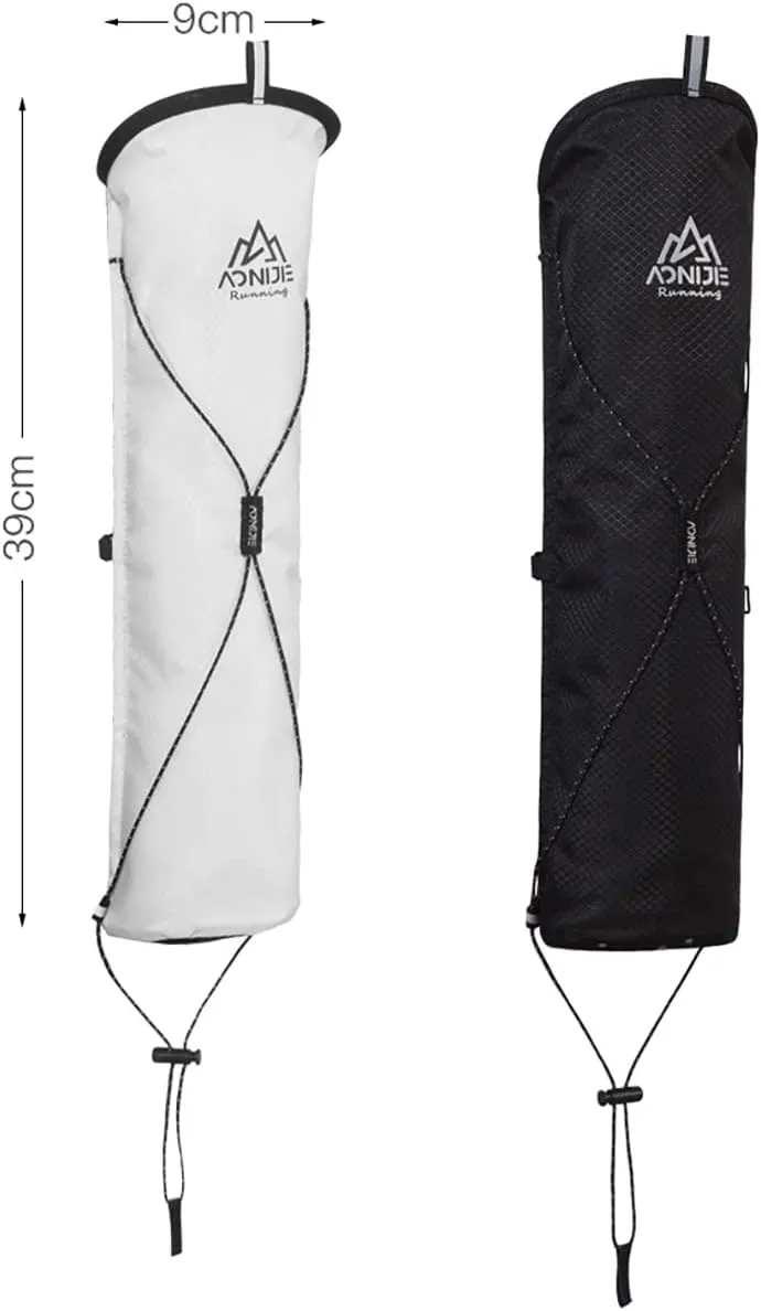 AONIJIE Trekking Poles Storage Bag Waterproof & Lightweight Drawstring Fastening Compression System Movement Does not Shake Compatible with Running Hydration Vest