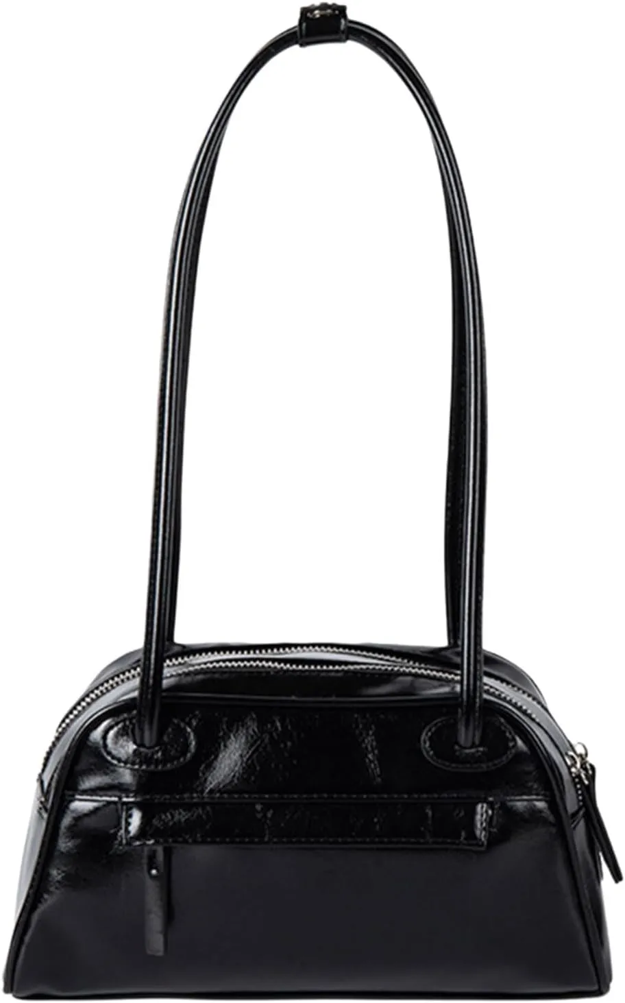 Autumn Winter Armpit Bag for Women Handbag Solid Color Commuting Bag PU Leather Shoulder Bag Retro Underarm Bag