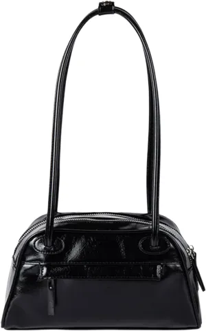 Autumn Winter Armpit Bag for Women Handbag Solid Color Commuting Bag PU Leather Shoulder Bag Retro Underarm Bag