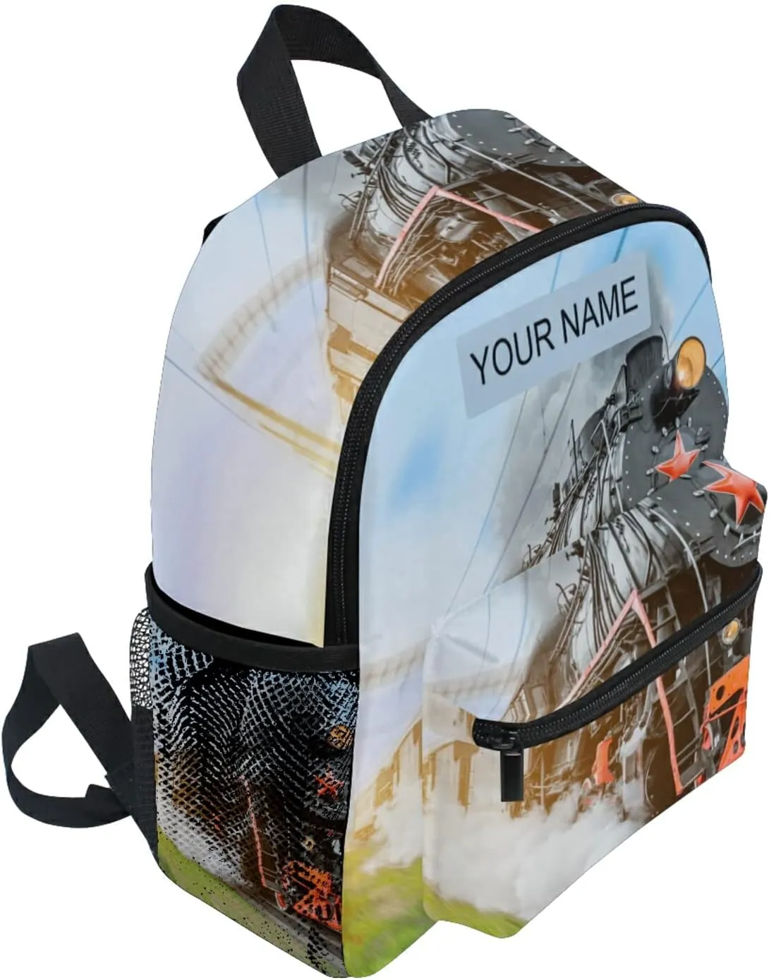 AUUXVA Kids Backpack Train School Bag Kindergarten Toddler Preschool Backpack for Boys Children