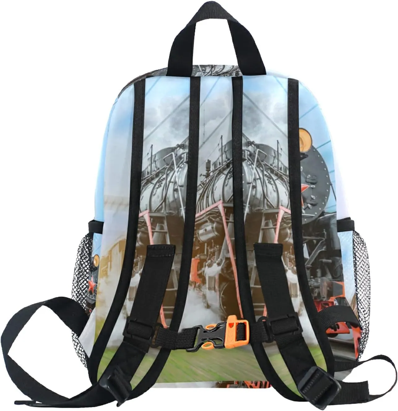 AUUXVA Kids Backpack Train School Bag Kindergarten Toddler Preschool Backpack for Boys Children