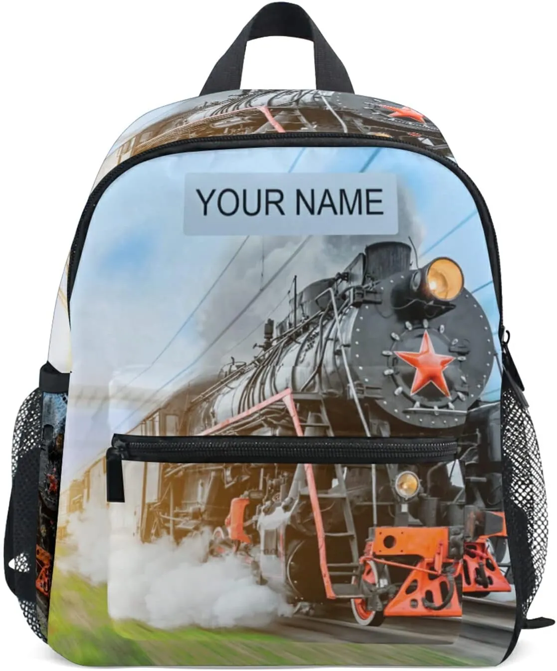 AUUXVA Kids Backpack Train School Bag Kindergarten Toddler Preschool Backpack for Boys Children