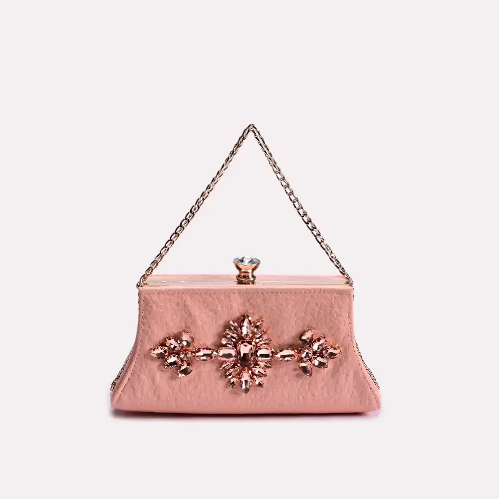 Ava Peach Clutch 0315674