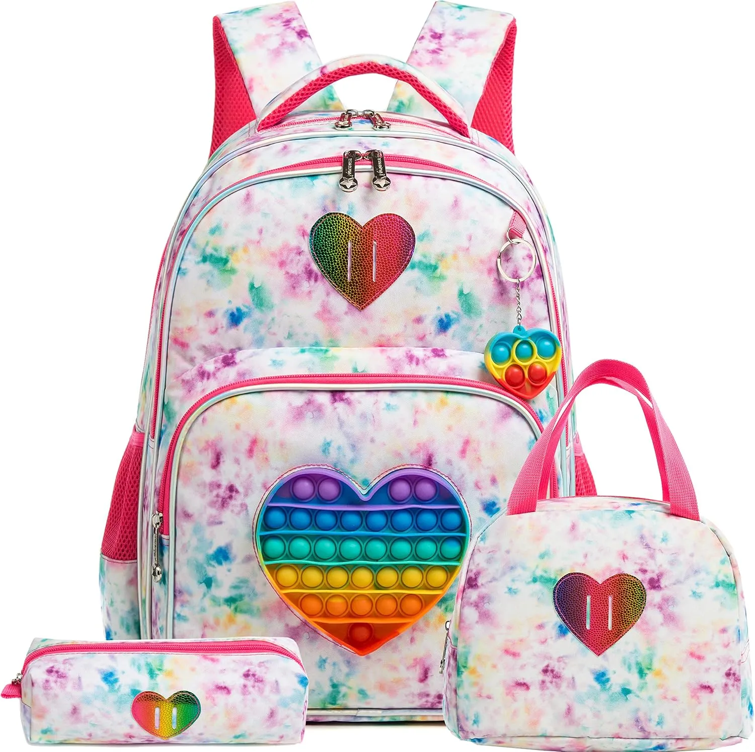 Backpack for Girls Elementary Preschool Kids Lunch Box for School