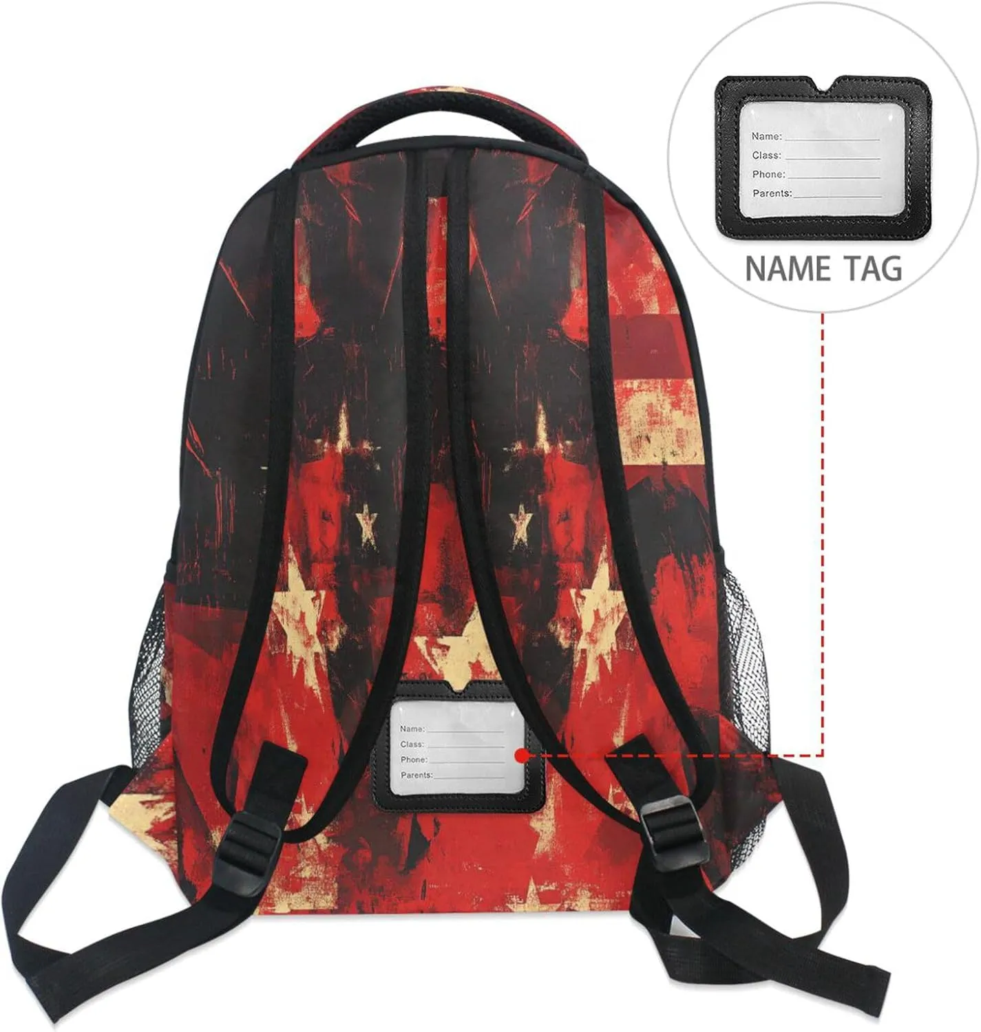 Backpacks for Unisex Adult Fashion Sports Backpack with Chest Strap for Business Work College Travel Trip Meat Loaf Movie Style