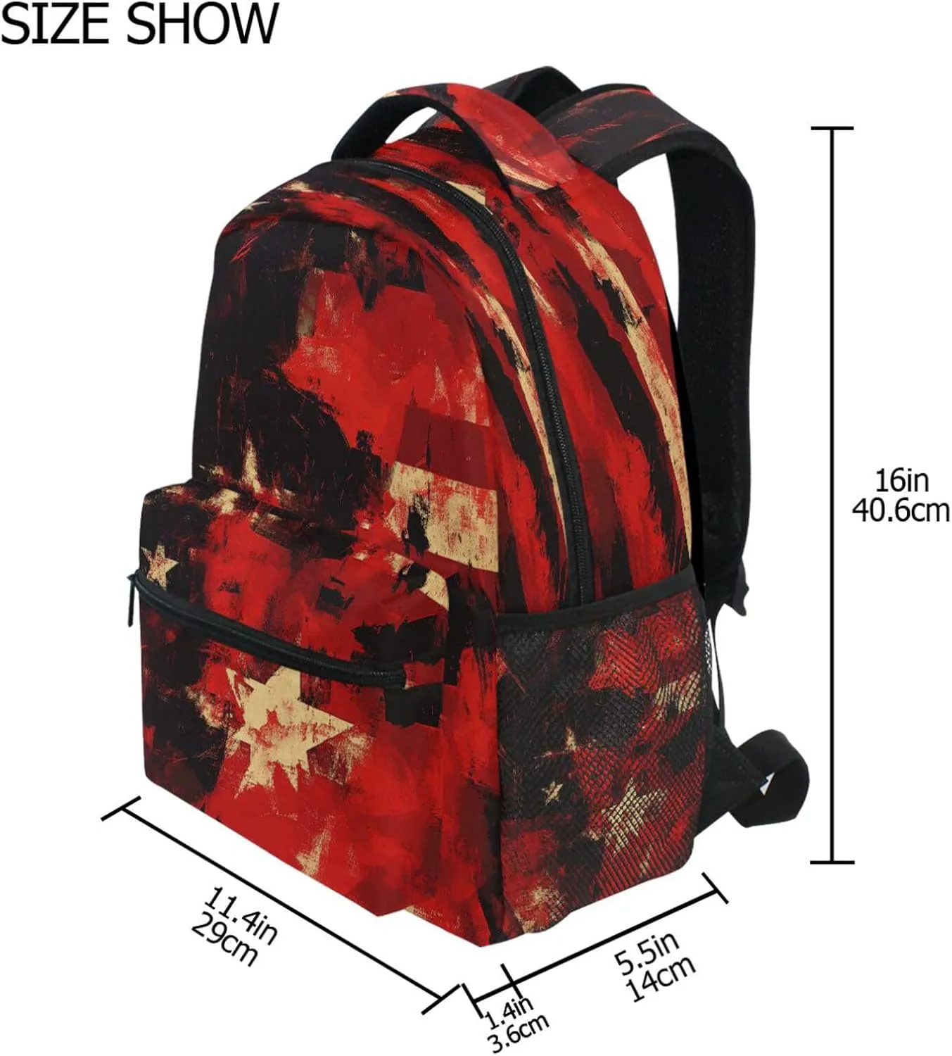 Backpacks for Unisex Adult Fashion Sports Backpack with Chest Strap for Business Work College Travel Trip Meat Loaf Movie Style