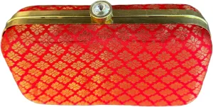 Beautiful Traditional Bansari Silk Clutch for Women as Gift, Return Gift, Return Gifts on Indian Festivals & Weddings