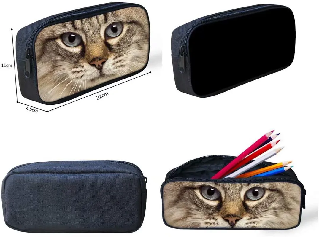 Beauty Collector Designer Husky Backpack Bookbags Set for School Cute Lunch Bag, Pencil Case and Big Backpacks