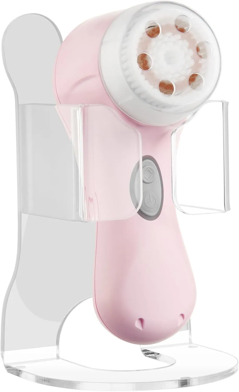Beautyflier Electric Face Scrubber Holder, Clear Acrylic Holder Compatible with Clarisonic Mia 2 Cleaning Cleanser, Great for Massaging and Deep Cleansing (Holder Only)
