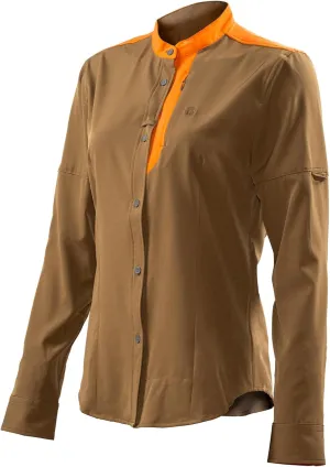 Beretta Women's EVAD Flex UPF 50 Breathable Wrinkle-Resistant Active Shooting Outdoor Casual Long-Sleeve Button-Down Shirt