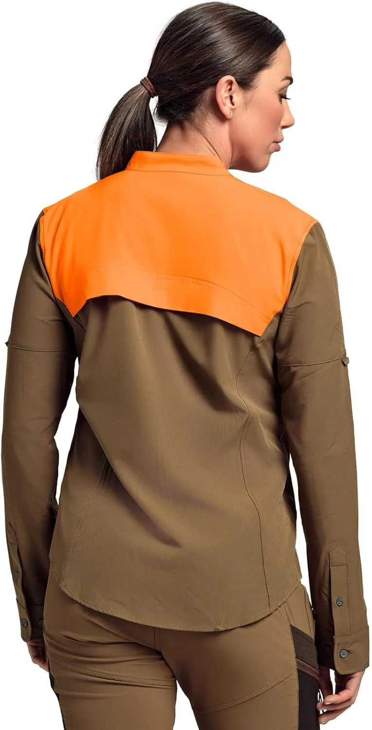 Beretta Women's EVAD Flex UPF 50 Breathable Wrinkle-Resistant Active Shooting Outdoor Casual Long-Sleeve Button-Down Shirt