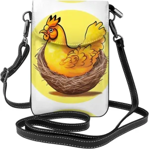 Bird's Nest Golden Chicken Women's crossbody bag, crossbody phone bag, tassel wallet with shoulder strap, best gift for women.