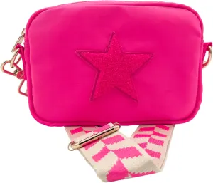 BLOC Bags Crossbody Bags for Women Purse Designer Shoulder Handbag with Zippers, Internal Zipper Pocket, and Wide Strap