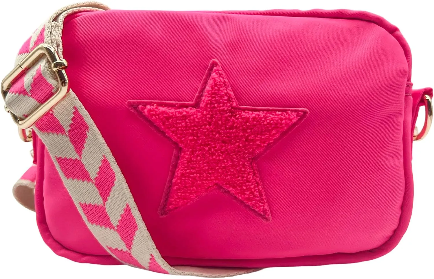BLOC Bags Crossbody Bags for Women Purse Designer Shoulder Handbag with Zippers, Internal Zipper Pocket, and Wide Strap