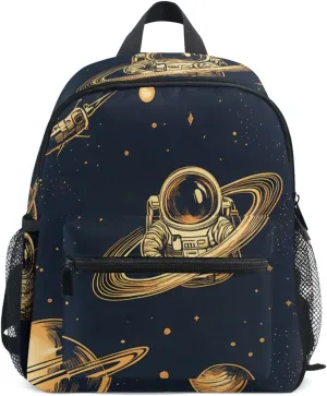 Bolaz Upgraded Backpack for School Teenagers Girls Boys-Astronaut Planet Pattern,Travel Bag with Chest Buckle and Whistle