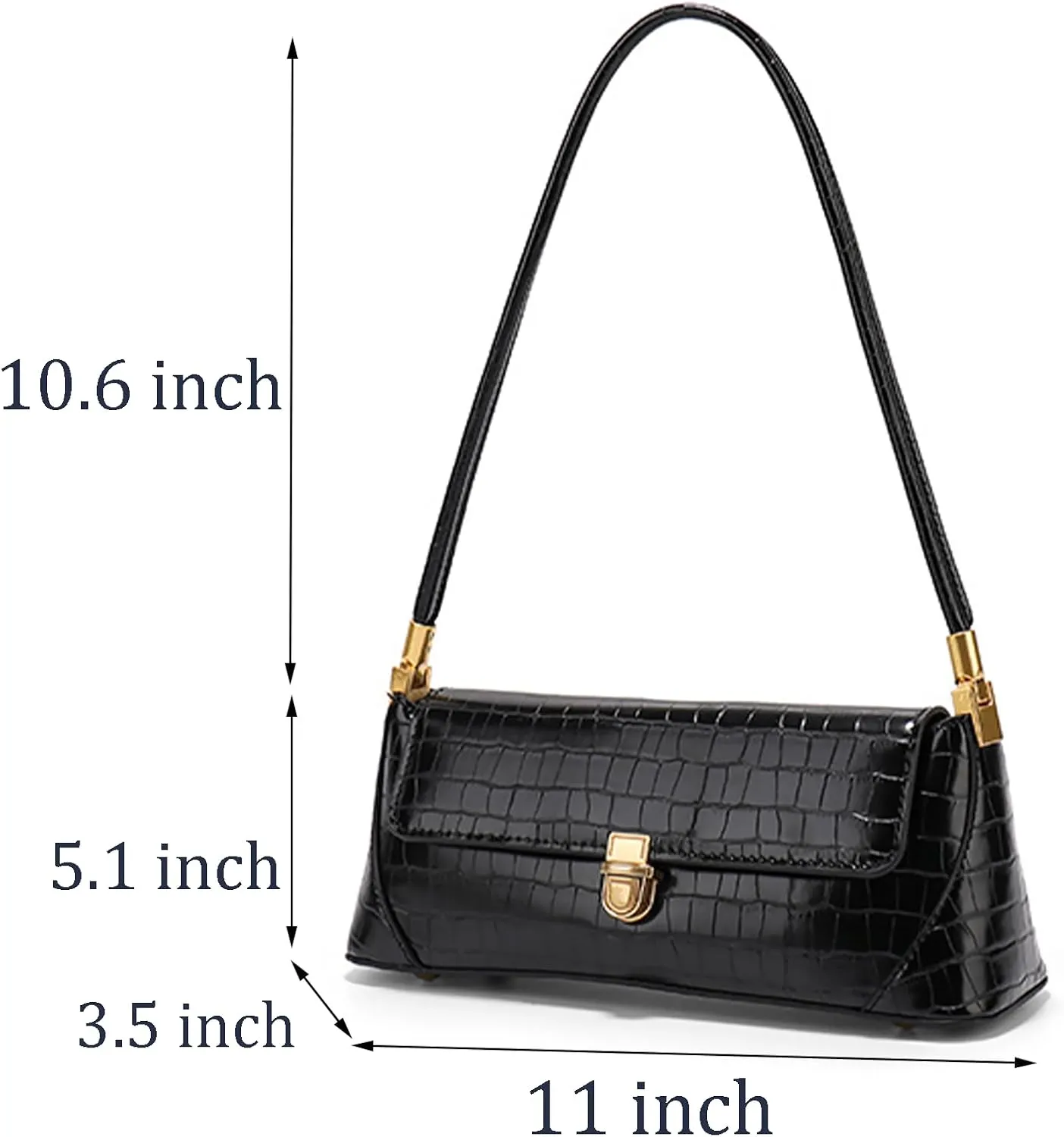 Brown Purses for Women Black Shoulder Purse Vintage Bags Trendy Women's Red Small Tote Handbags