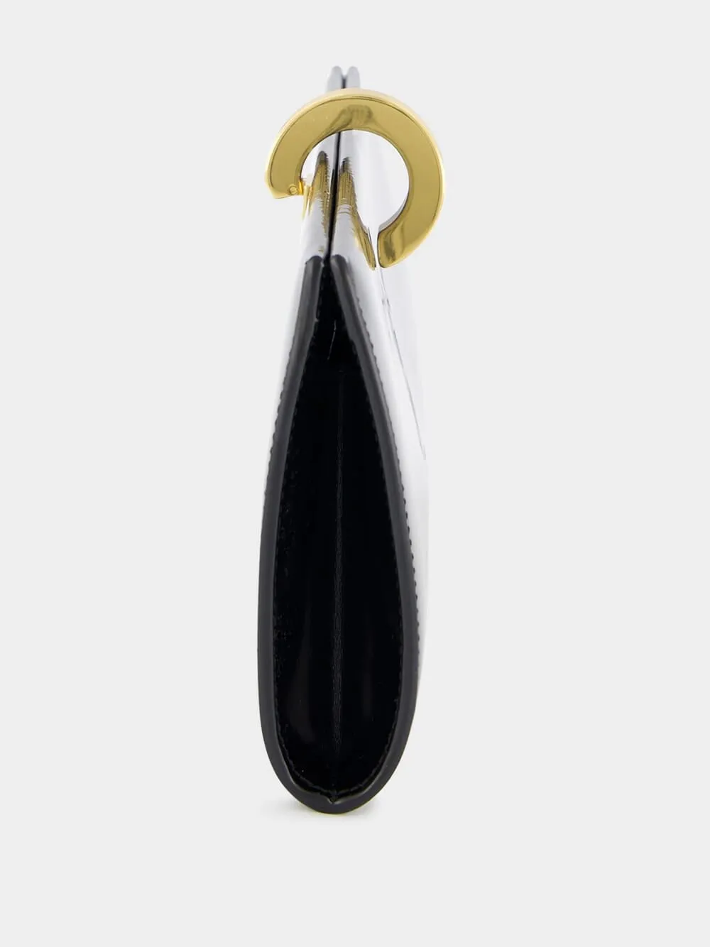 Brushed Leather Daria Minaudière Clutch