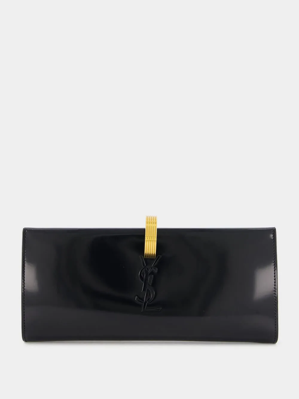 Brushed Leather Daria Minaudière Clutch