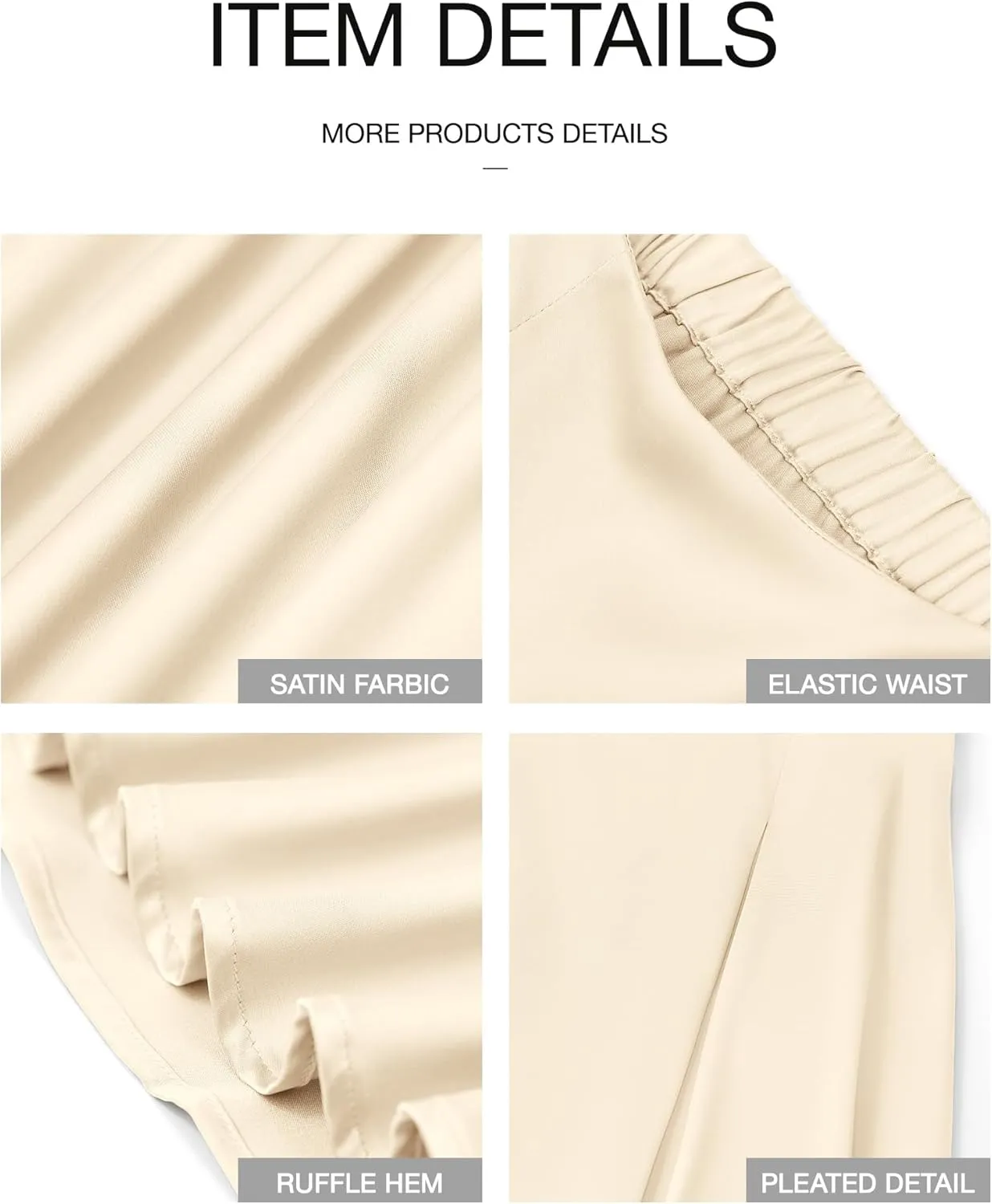 BTFBM Womens High Waist Satin Skirts Summer Spring Outfits 2025 Elegant Flowy A-Line Party Cocktail Long Maxi Skirt
