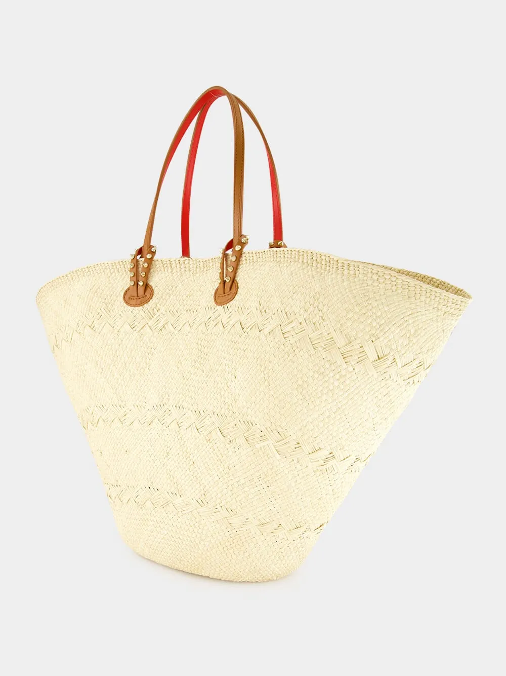 Cabata Large Natural Raffia Tote Bag