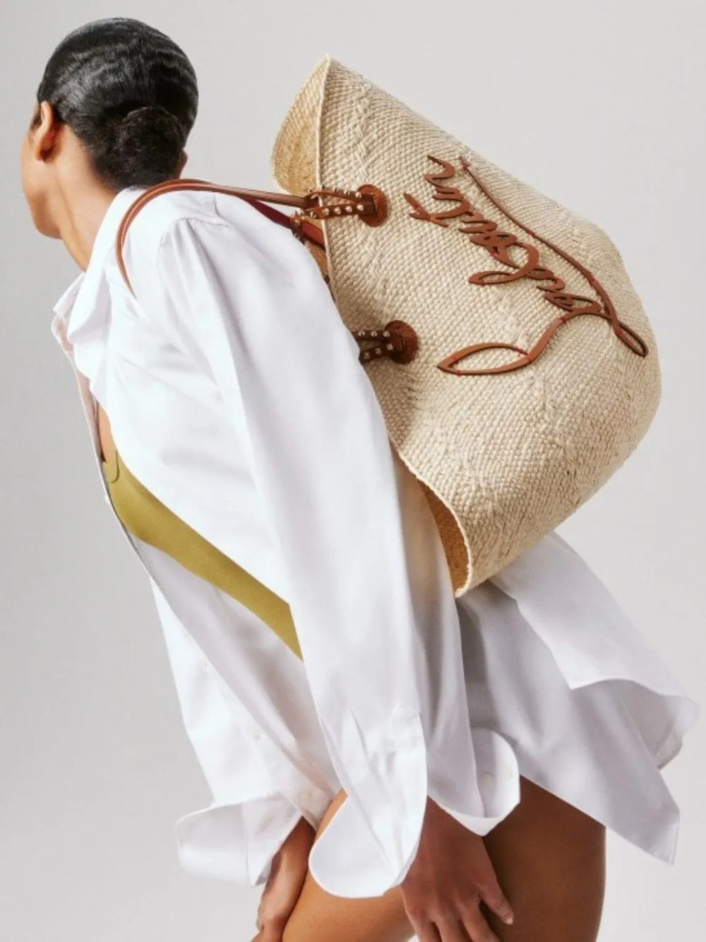 Cabata Large Natural Raffia Tote Bag