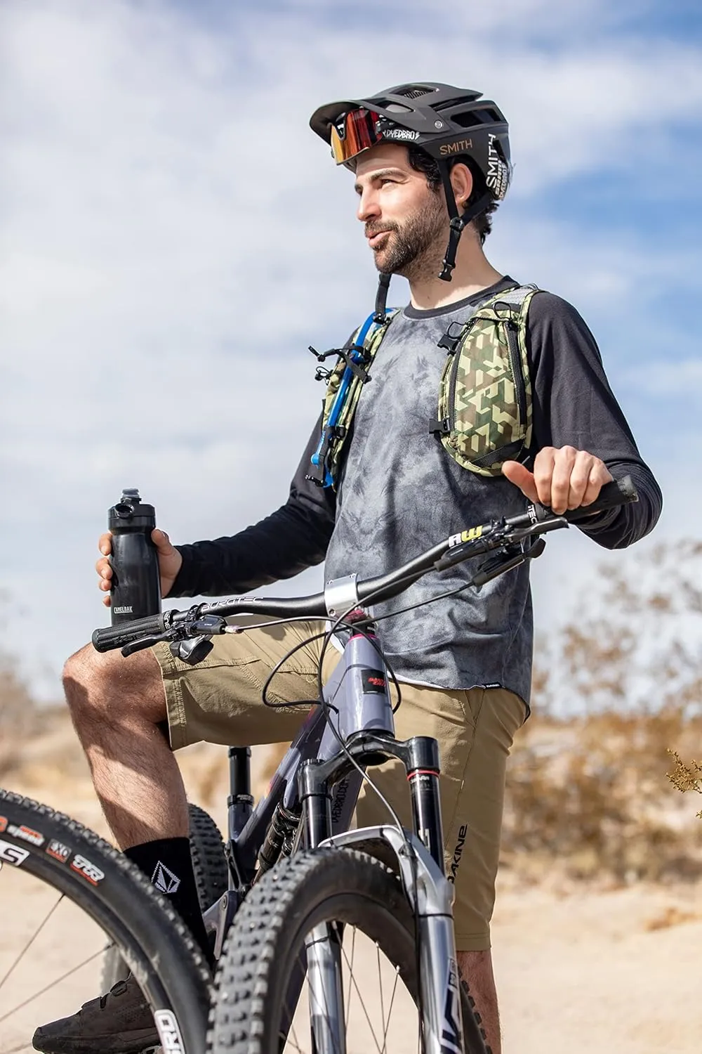 CamelBak Podium Dirt Series Mountain Bike Water Bottle 21oz, Black