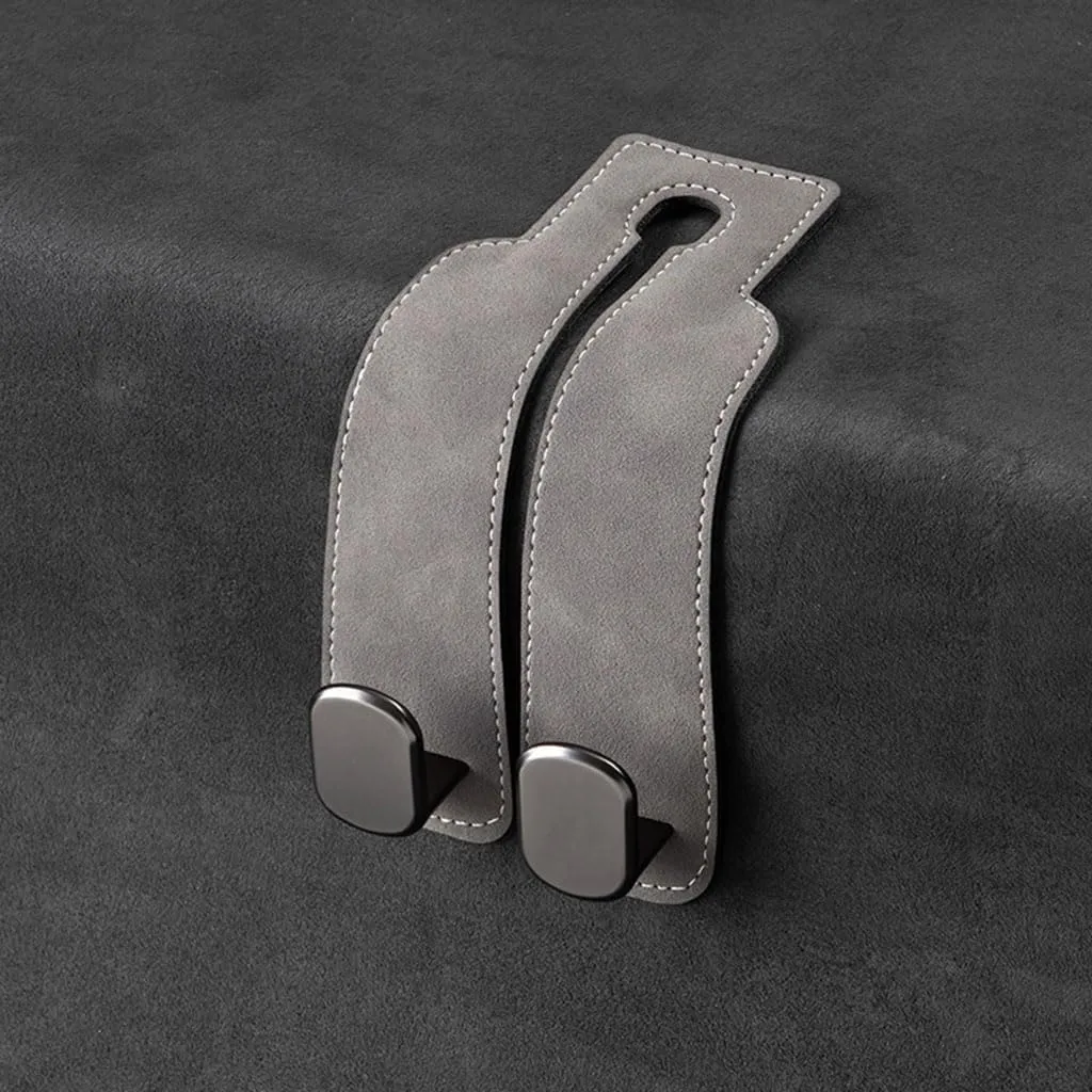 Car Hooks for Subaru Ascent 2018-2024, Car Seat Hooks Stylish Back Seat Hanger Multifunctional Interior Car Accessories,2pcs Grey