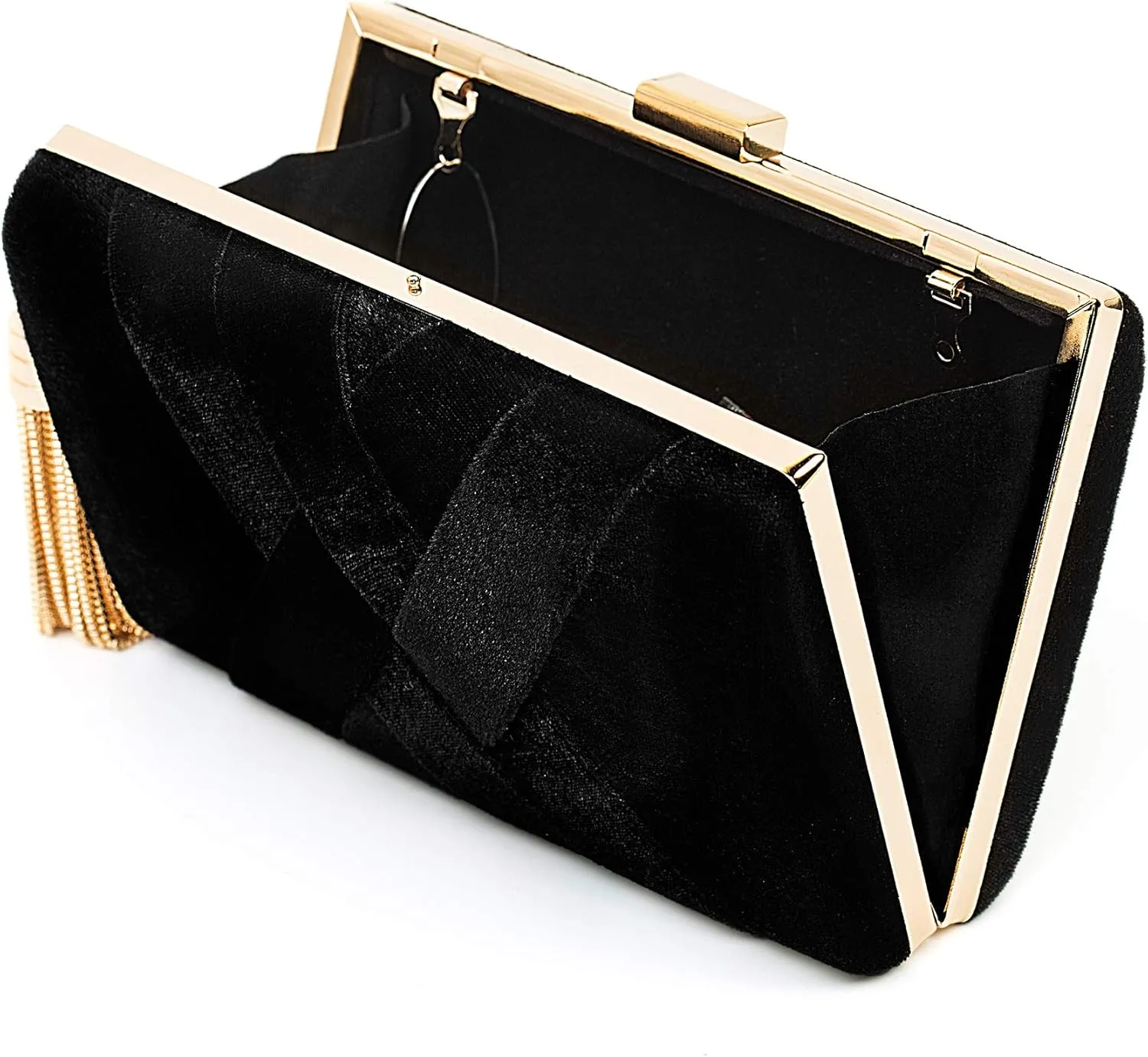 CARIEDO Women's Evening Handbag Clutch Bridal Purse for Wedding Prom Night Out Party