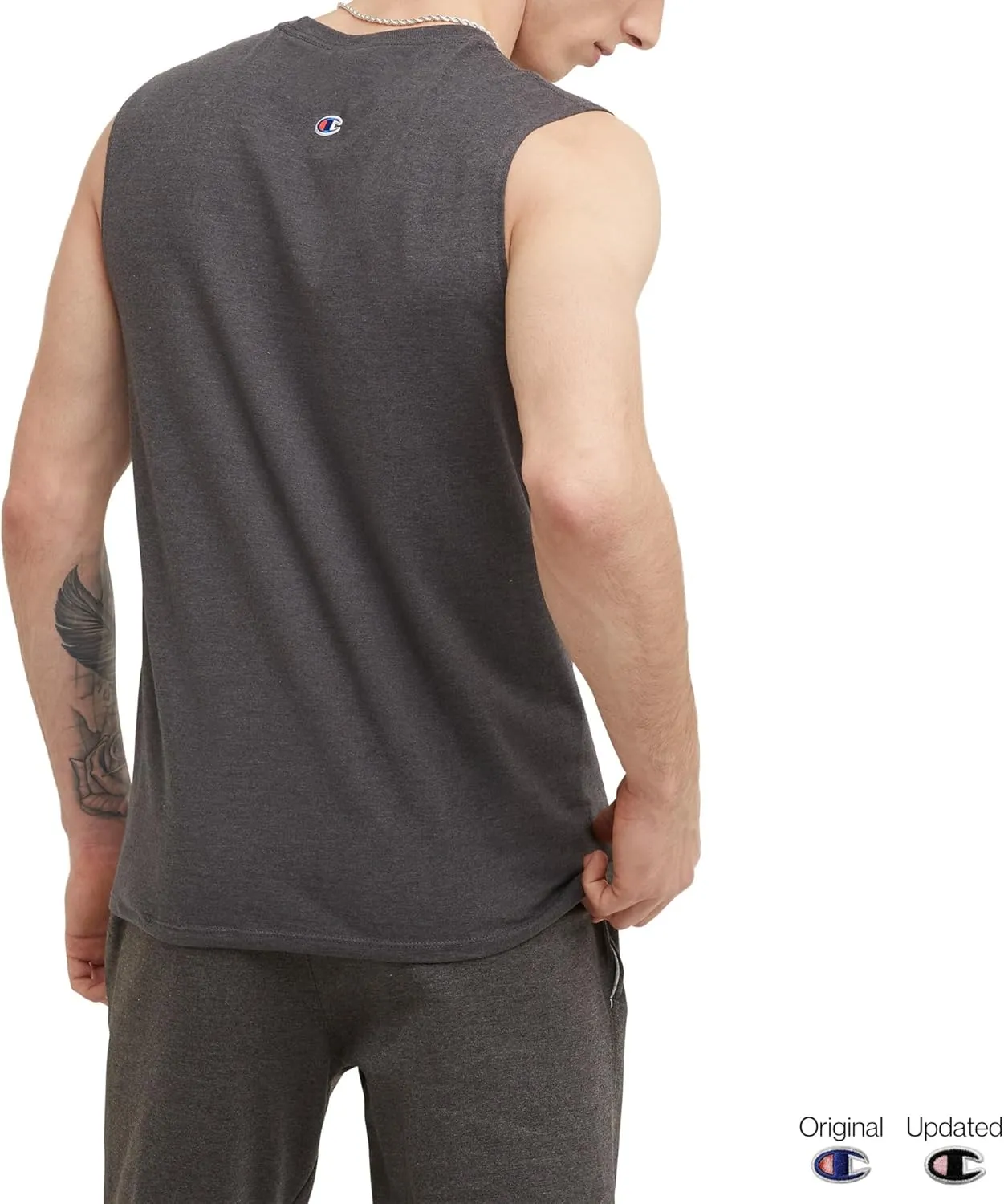 Champion Men's Big and Tall Sleeveless Tank Top Shirts