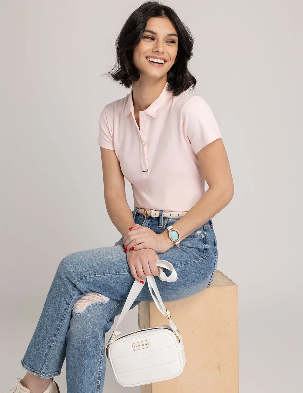 CHANNEL QUILTED CROSSBODY BAG