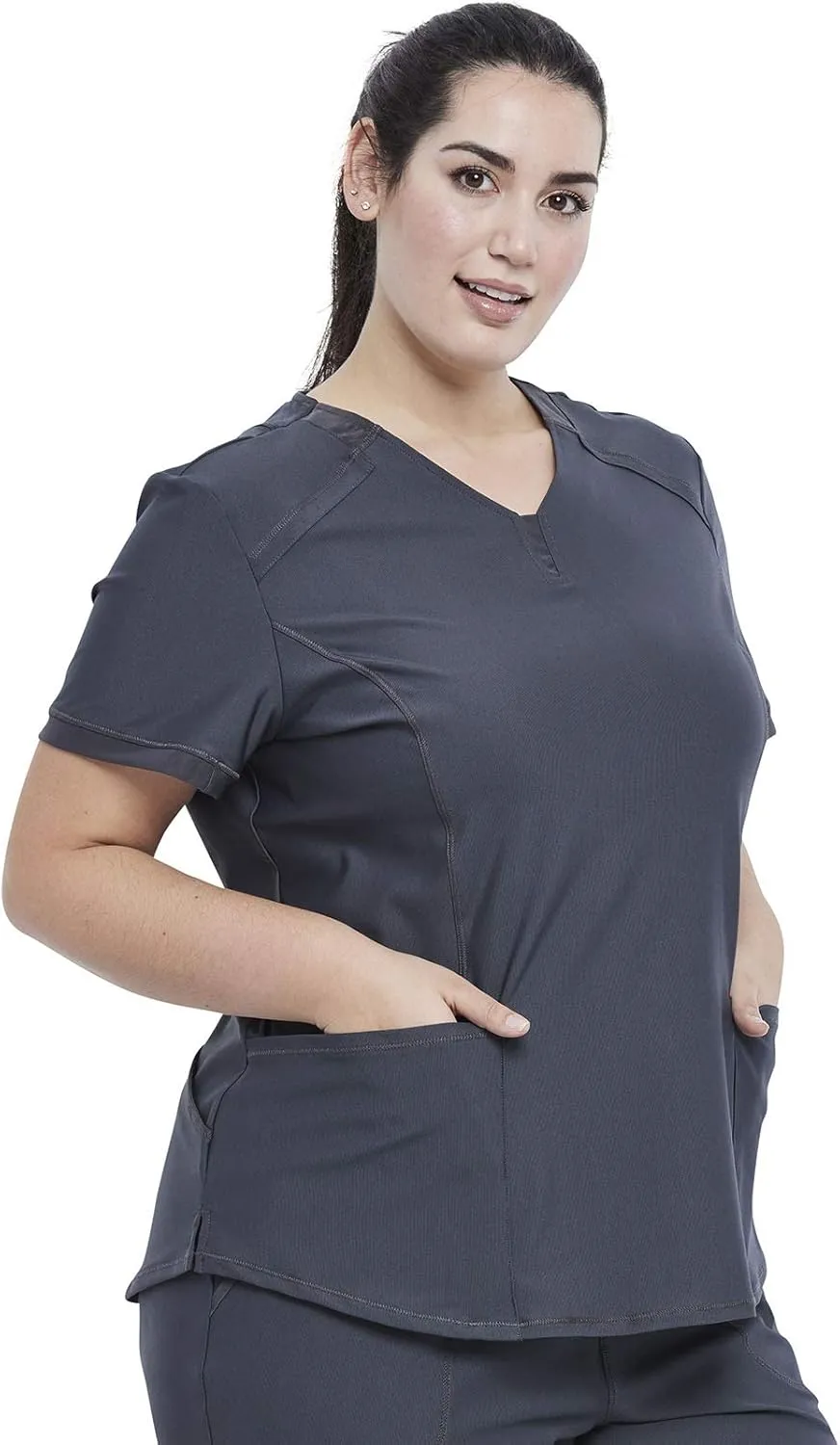 Cherokee Form Women Scrubs Top V-Neck CK723