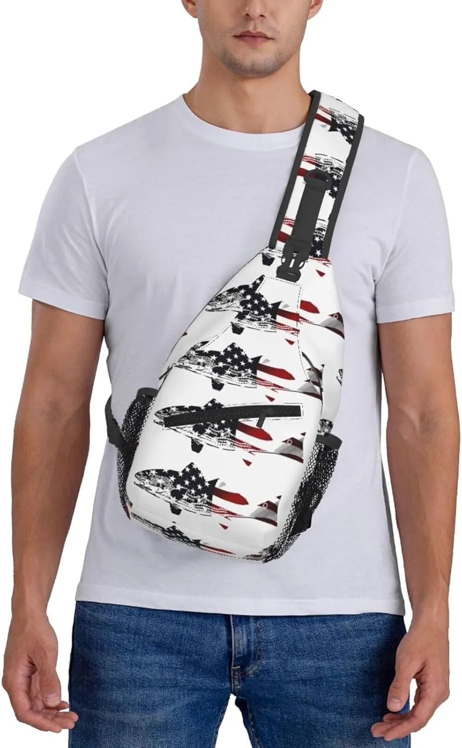 Chest Sling Bag Crossbody Shoulder Backpack Bag Gym Cycling Travel Hiking Daypack Cross Bag