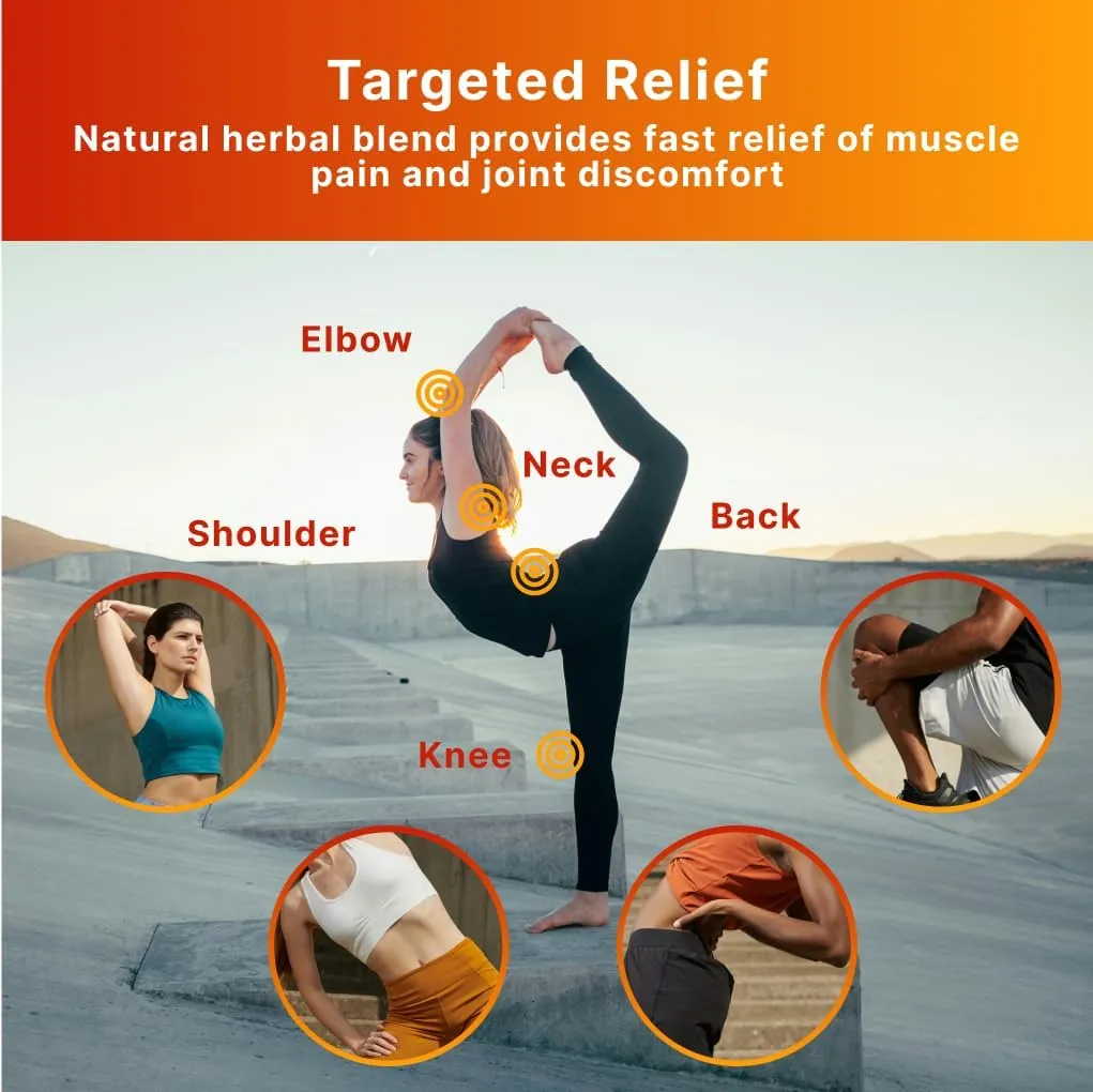 Chinese Tiger Patch - 32 Count Chinese Tiger Pain Relief Patch for Back, Neck, Shoulder, Knee Pain and Muscle Soreness, Ultra Strength, Natural Herbs, Heat Patches, 4 Packs 8 Each