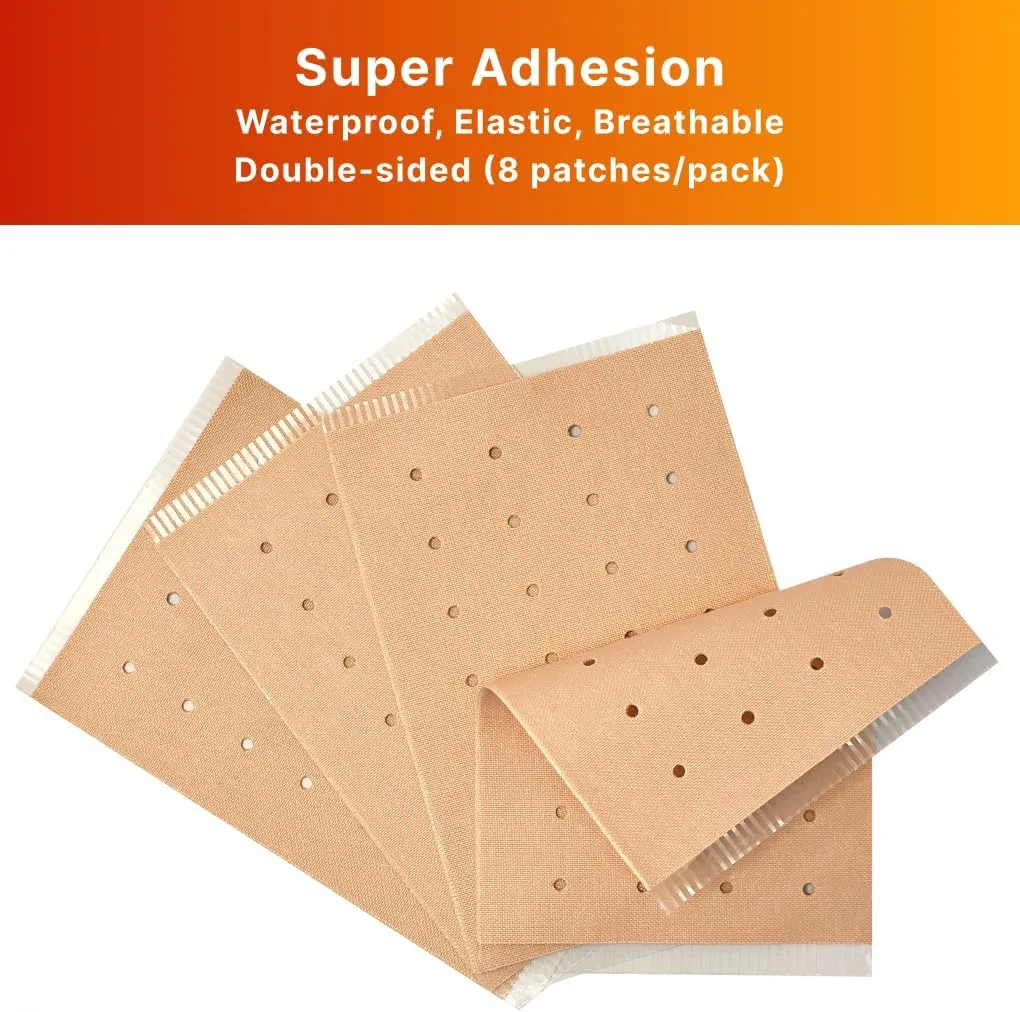 Chinese Tiger Patch - 32 Count Chinese Tiger Pain Relief Patch for Back, Neck, Shoulder, Knee Pain and Muscle Soreness, Ultra Strength, Natural Herbs, Heat Patches, 4 Packs 8 Each