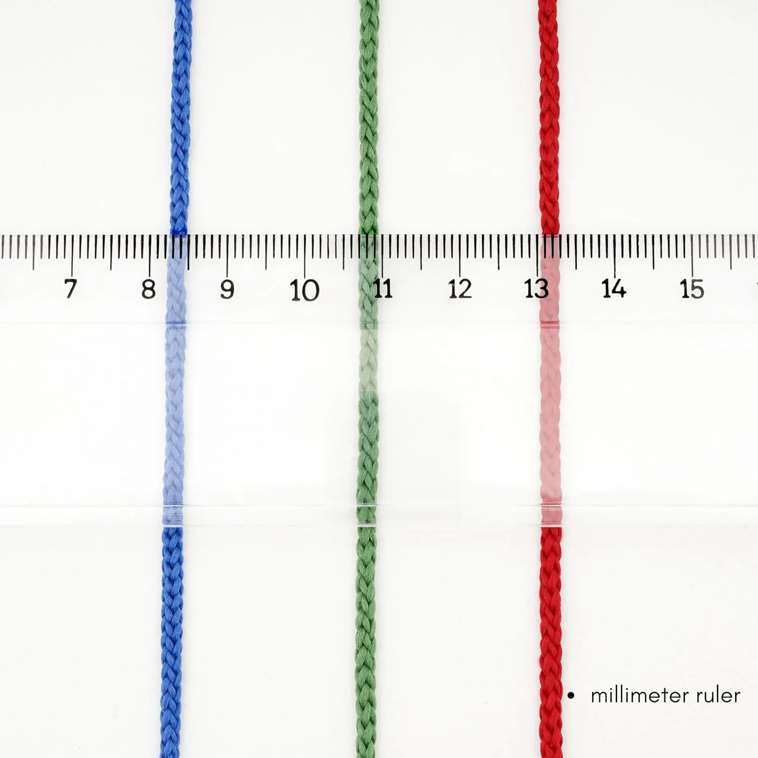 Clowex Polyester Soft Macrame Cord, 2.5-3mm, 191 Yards x 1/9 Inc Turkish Polyester Rope, Braided Yarn for DIY Crafts, Plant Hanger, Wall Hanging, Macrame Bag