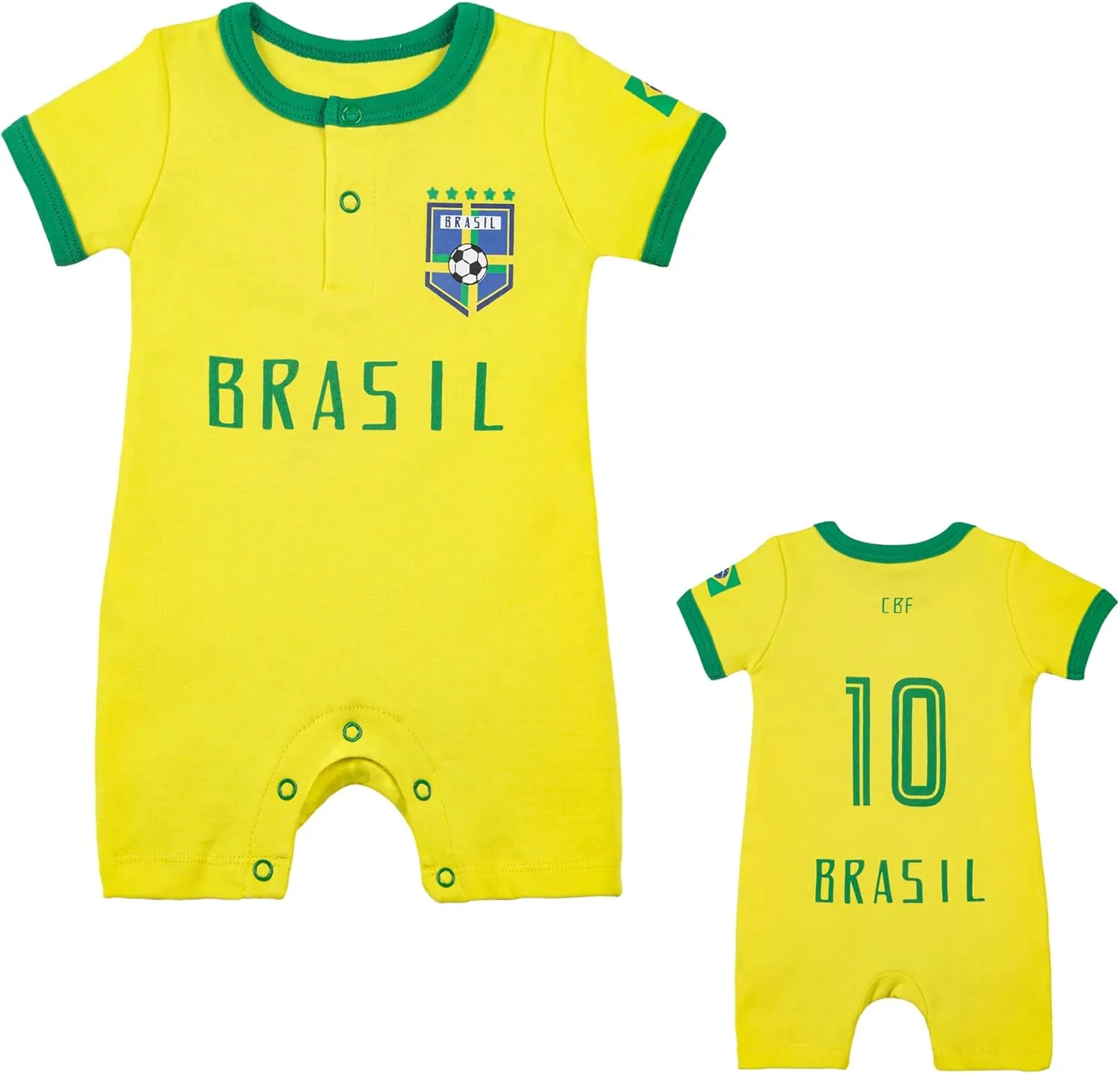 Cnins Soccer Baby Clothes - Matching Family Rompers 0-24M | Unisex Gifts for Futbol Game Days & Photo Shoots