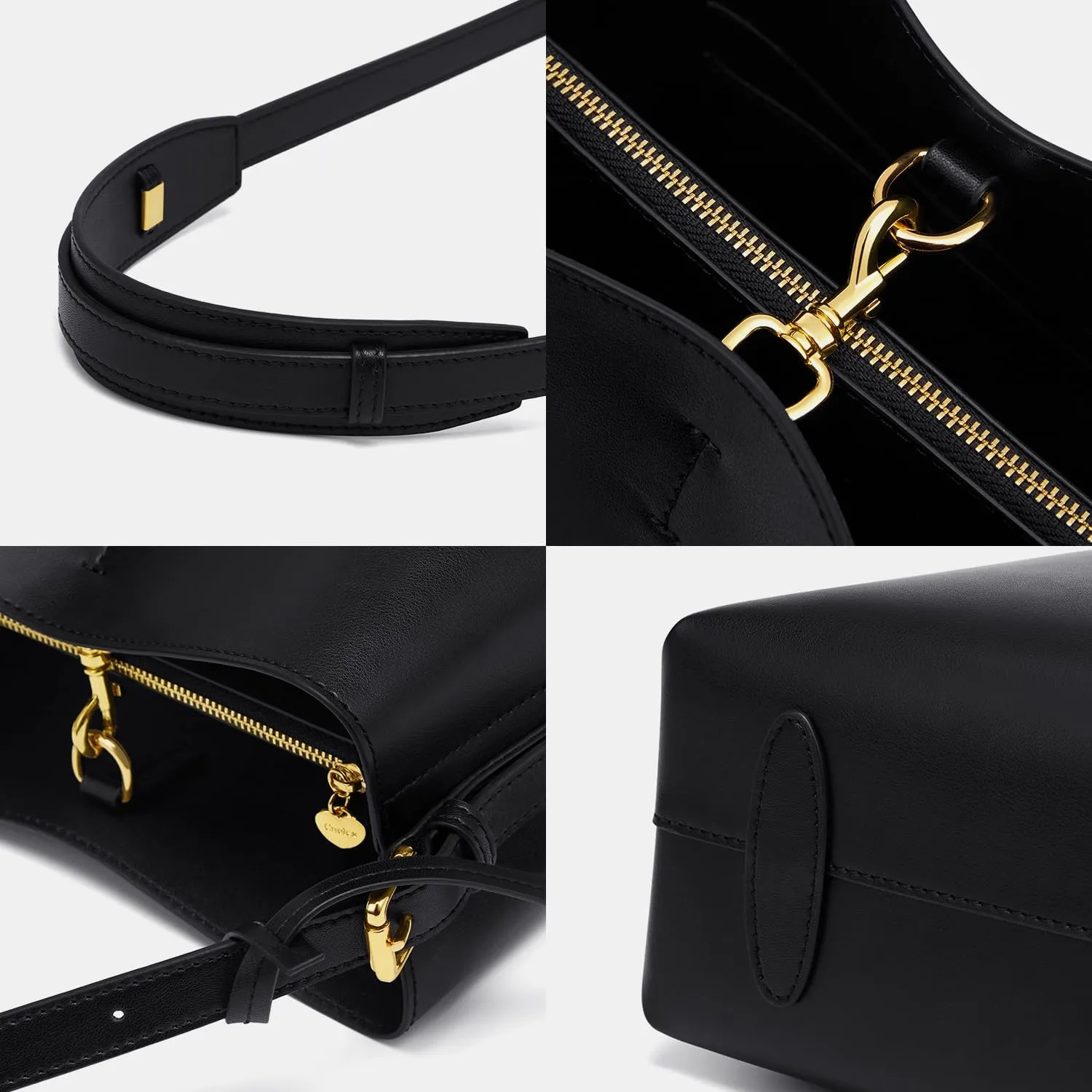 Cnoles Women Genuine Leather Designer Tote Bags Purses And Handbags For Women Fashion Ladies Top Handle Shoulder Satchel Bag